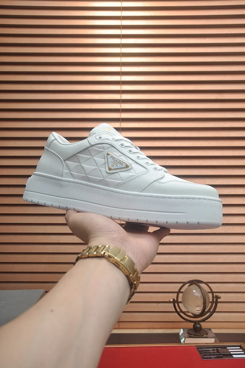 Men's shoes 💰580💶【PRADA】Top original, new season, high quality original goods, top imported calfskin with original imported glue, imported cowhide inside with original cowhide feet, original outsole! Quality guaranteed! Code 38-45 (45 customized)